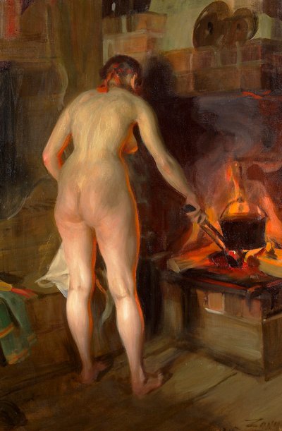 Der Kartoffelkessel von Anders Leonard Zorn